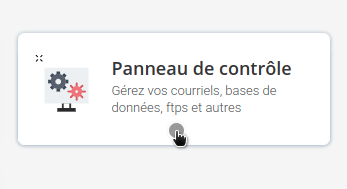 Panneau de contrôle